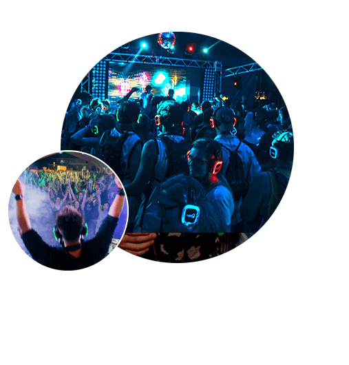 Silent college headphone hire